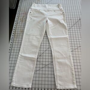 SPANX White Straight Leg Jeans Versatile and Crisp